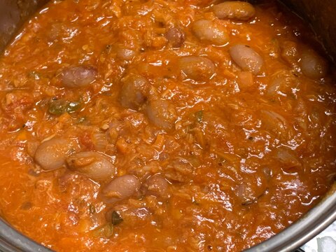 ツナ缶を使って ツナビーンズ